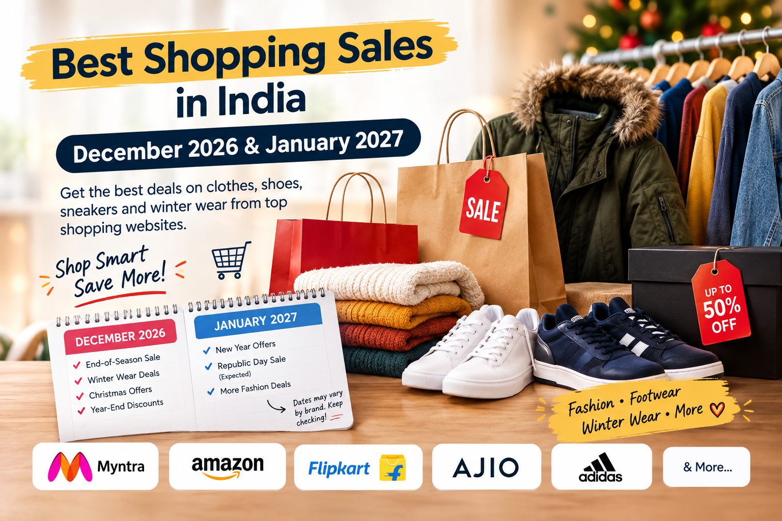 Best Shopping Sales in India in December 2026 and January 2027